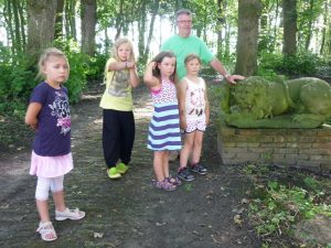 Dorfführung mit den Kindergartaen Schulkindern