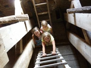 Dorfführung mit den Kindergartaen Schulkindern