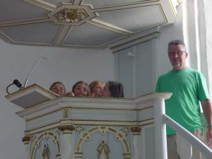 Dorfführung mit den Kindergartaen Schulkindern