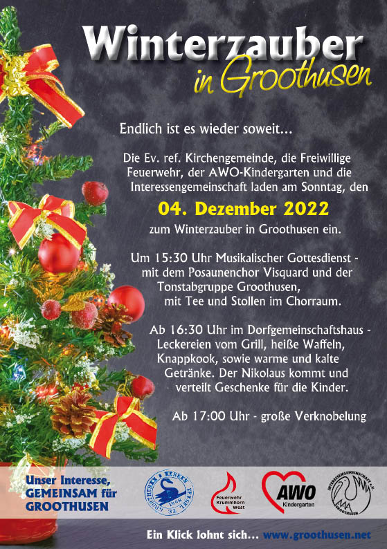 Flyer zum Winterzauber 2022