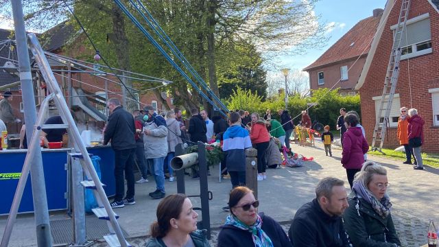 2022 Vorbereitung zur Maifeier