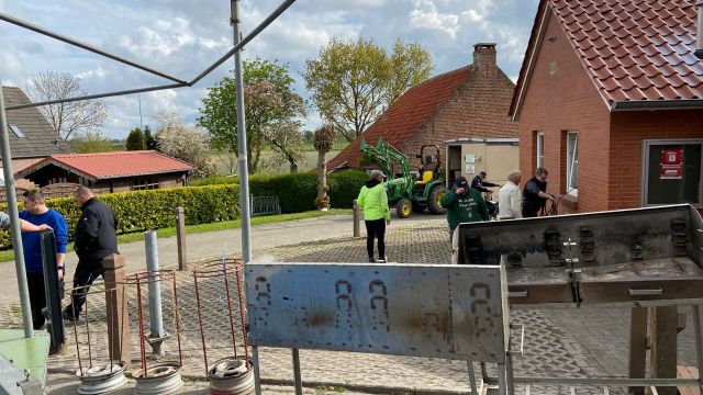 2022 Vorbereitung zur Maifeier